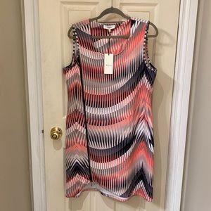 Colletta Tamila dress. Papaya/multi-color